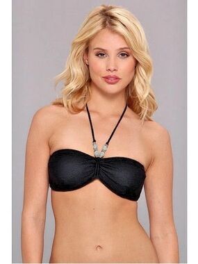 Shoshanna DDD Halter Bandeau Black